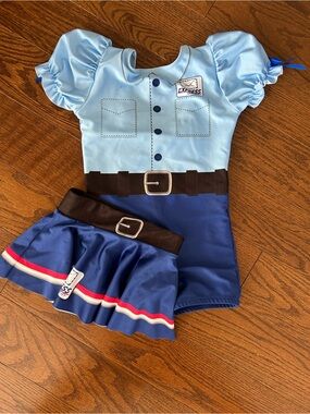 Kids Postal Carrier Dance Costume Dress